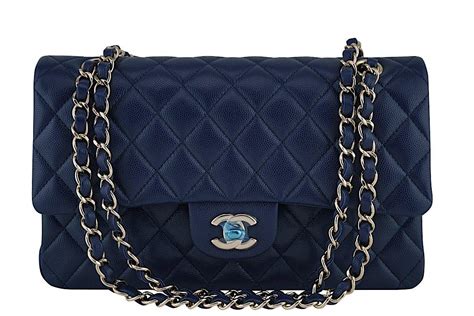 chanel navy blue classic flap|chanel classic flap 2022.